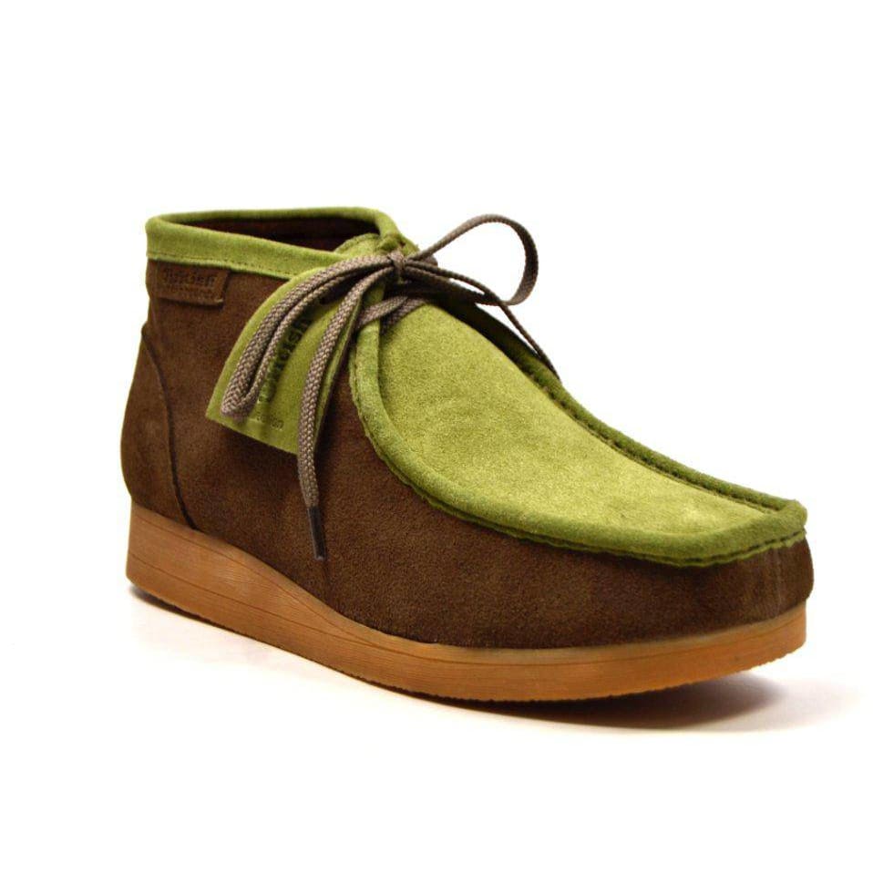 British Walkers New Castle Men's Two Tone Suede Moc Toe Chukka Boot
