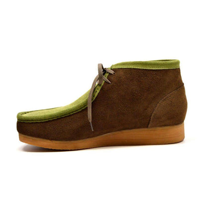 British Walkers New Castle Men's Two Tone Suede Moc Toe Chukka Boot