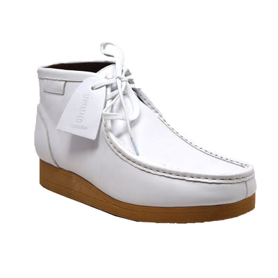 British Walkers White Affair Men's All White Leather Shoes view 15