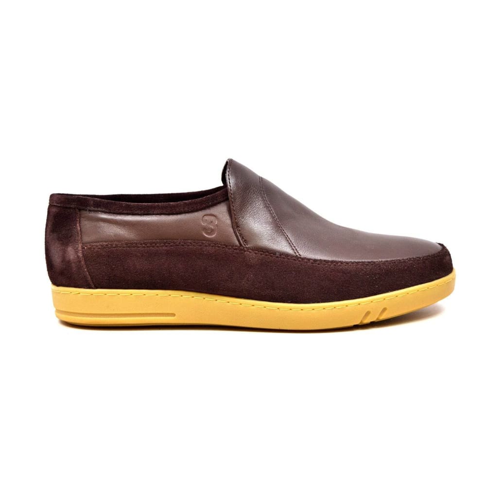 British Walkers Norwich Bally Style Men’s Slip On Leather Shoes