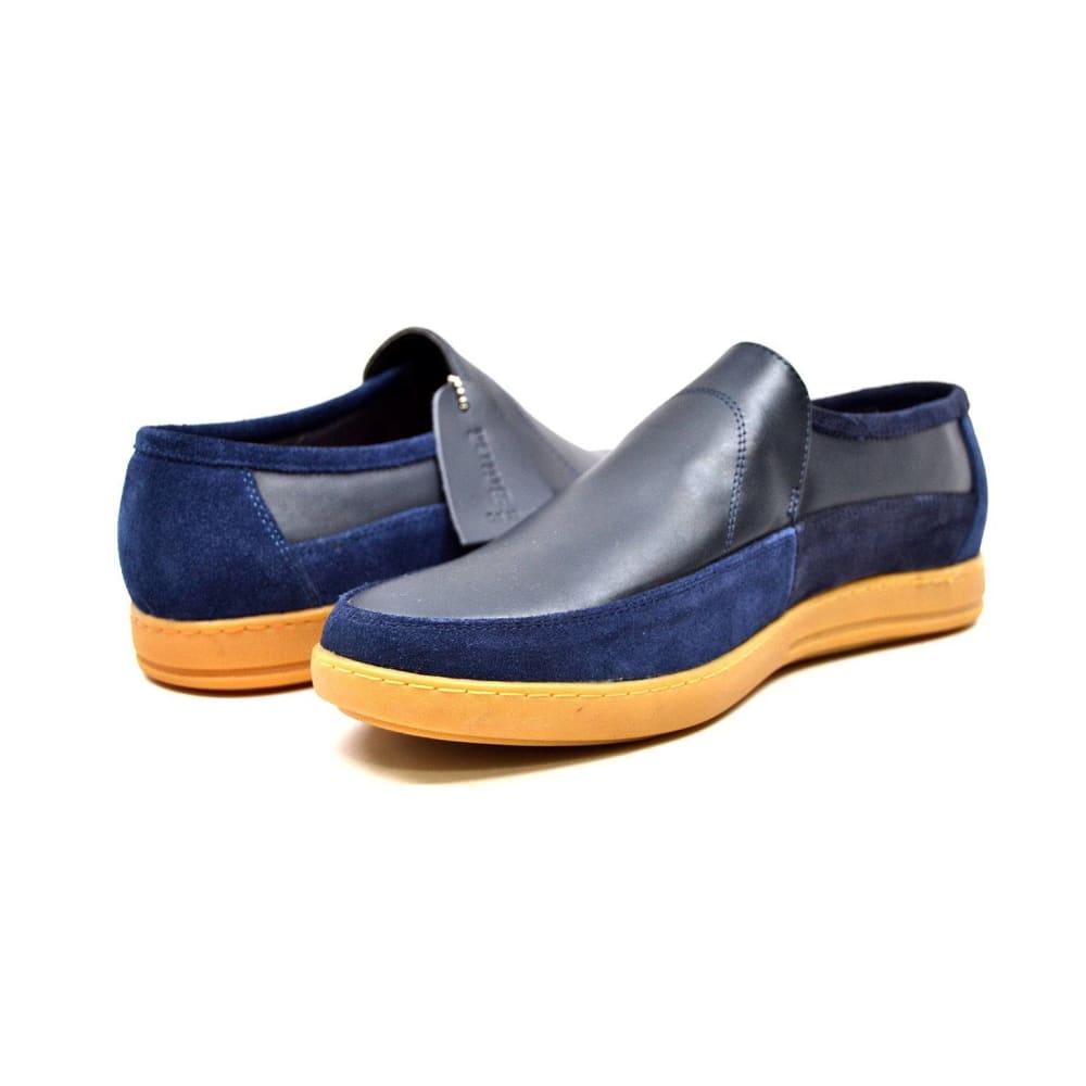 British Walkers Norwich Bally Style Men’s Slip On Leather Shoes