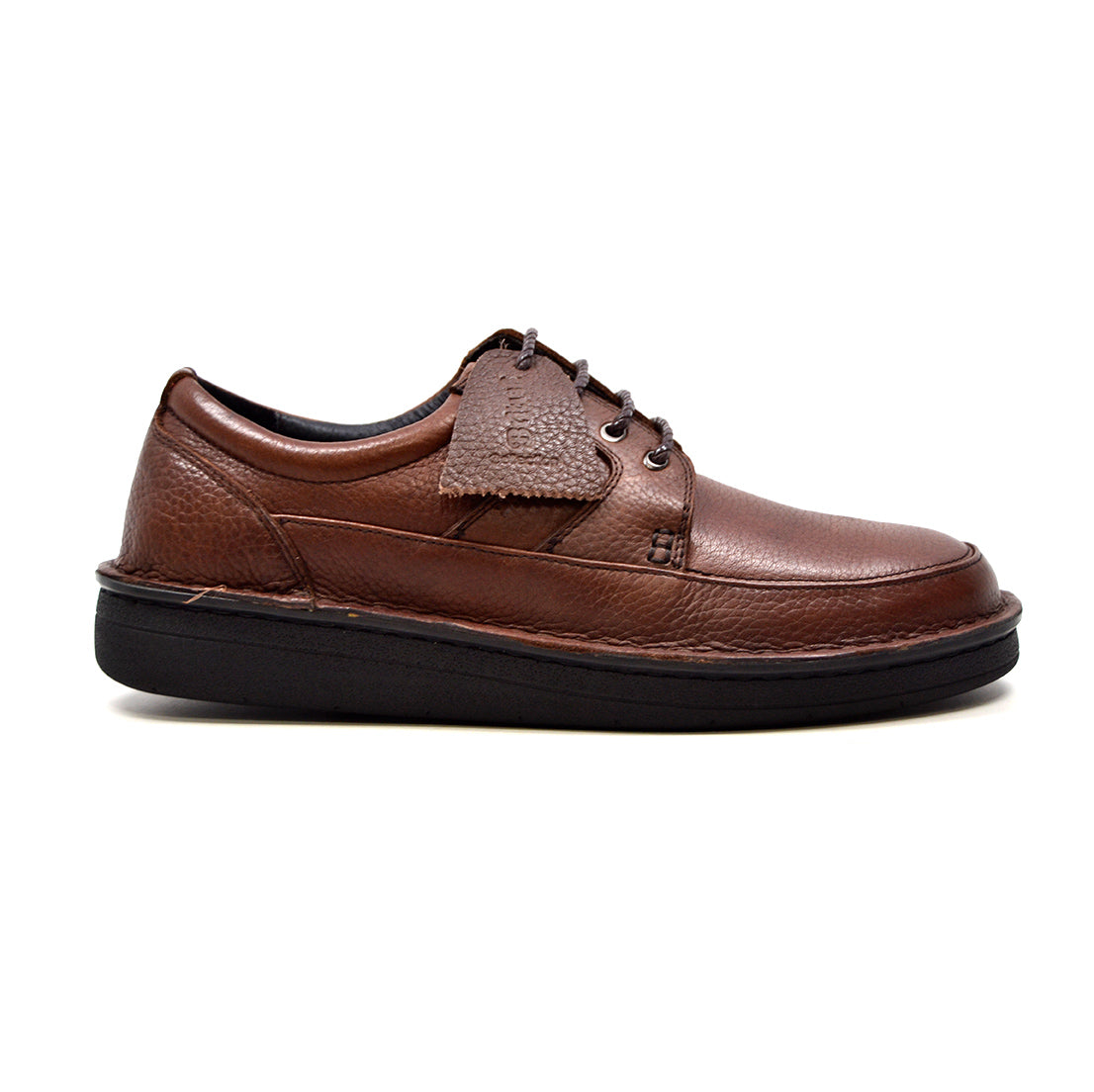 British Walkers Men's Black Leather Retro Oxford Lace Up Shoes view 17