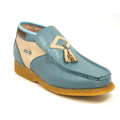 British Walkers Palace Men's Leather and Suede Slip On Ankle Boots