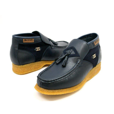 British Walkers Palace Men's Leather and Suede Slip On Ankle Boots