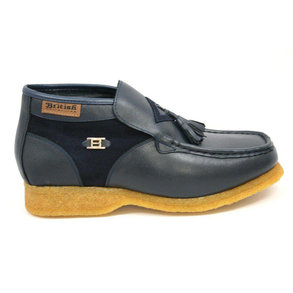 British Walkers Palace Men's Leather and Suede Slip On Ankle Boots