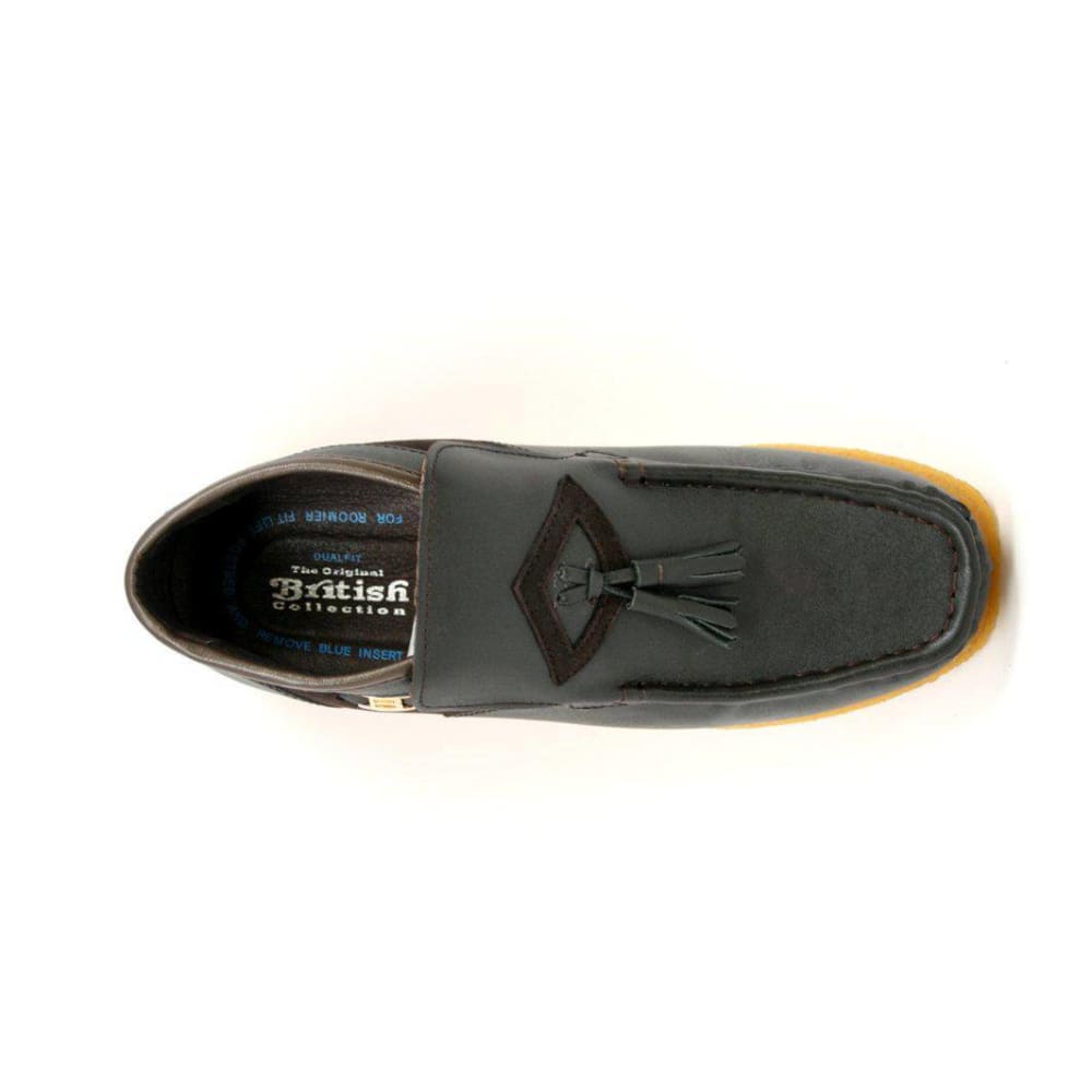 British Walkers Palace Men's Leather and Suede Slip On Ankle Boots