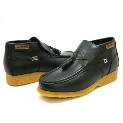 British Walkers Palace Men's Leather and Suede Slip On Ankle Boots