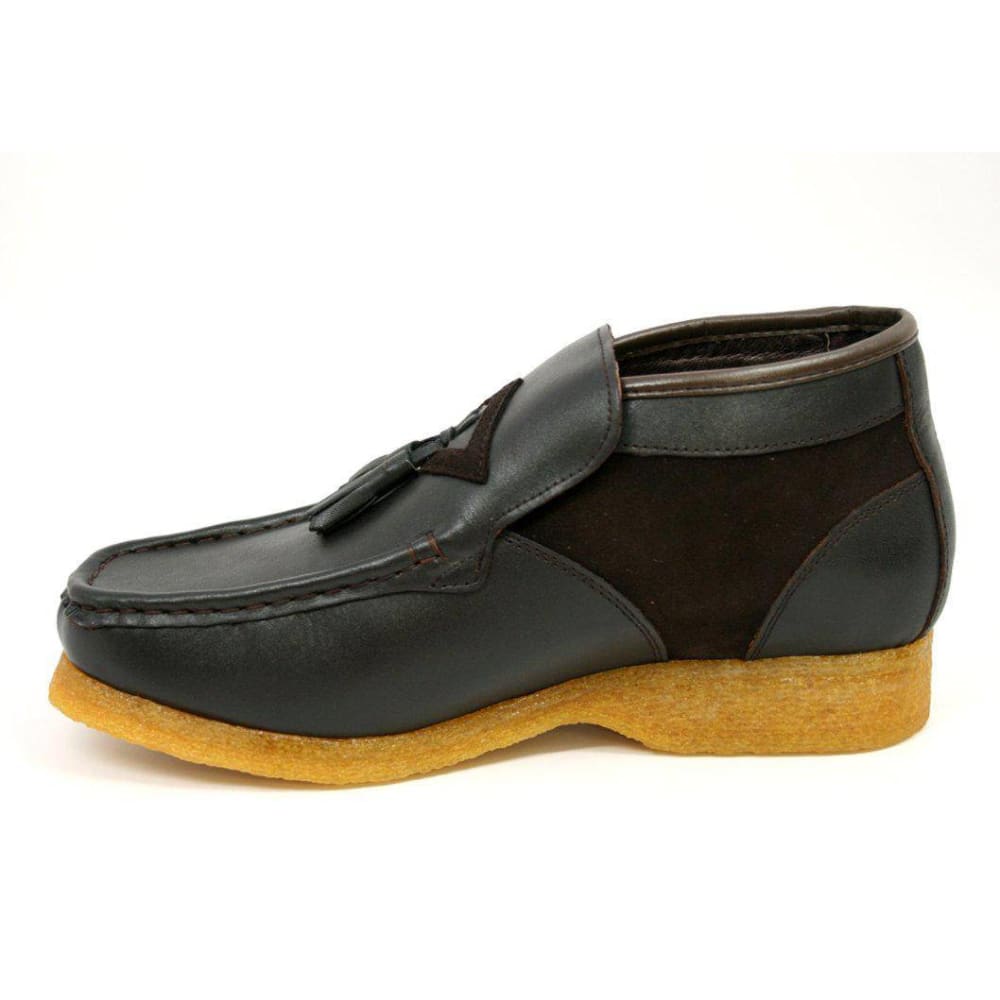 British Walkers Palace Men's Leather and Suede Slip On Ankle Boots