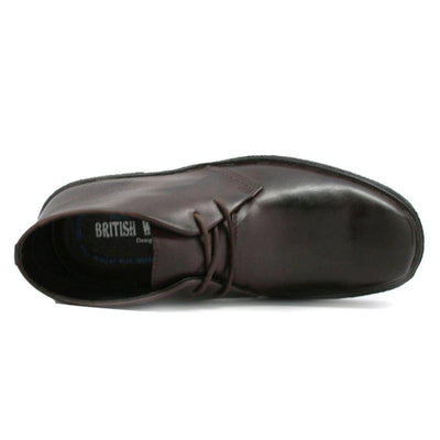 British Walkers Playboy Classic Leather Men’s High Top Chukka Boots
