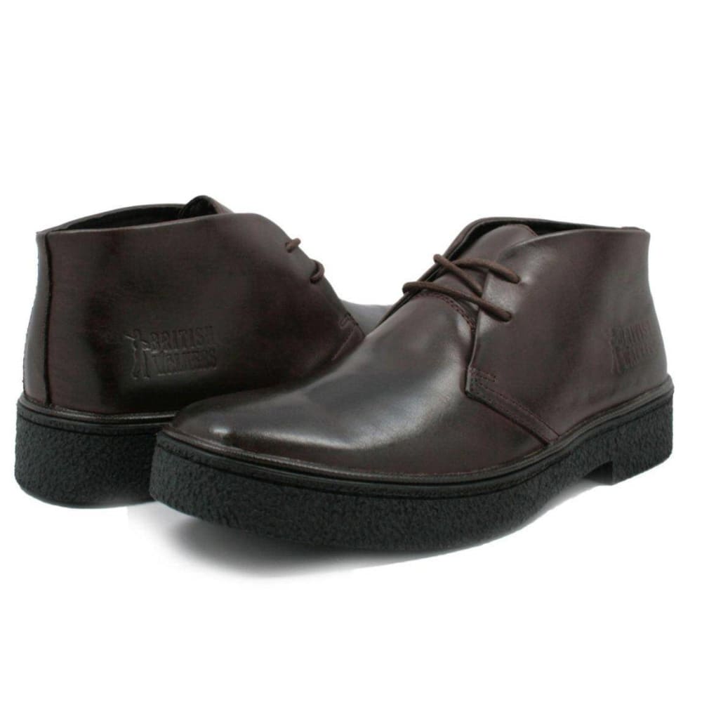 British Walkers Playboy Classic Leather Men’s High Top Chukka Boots