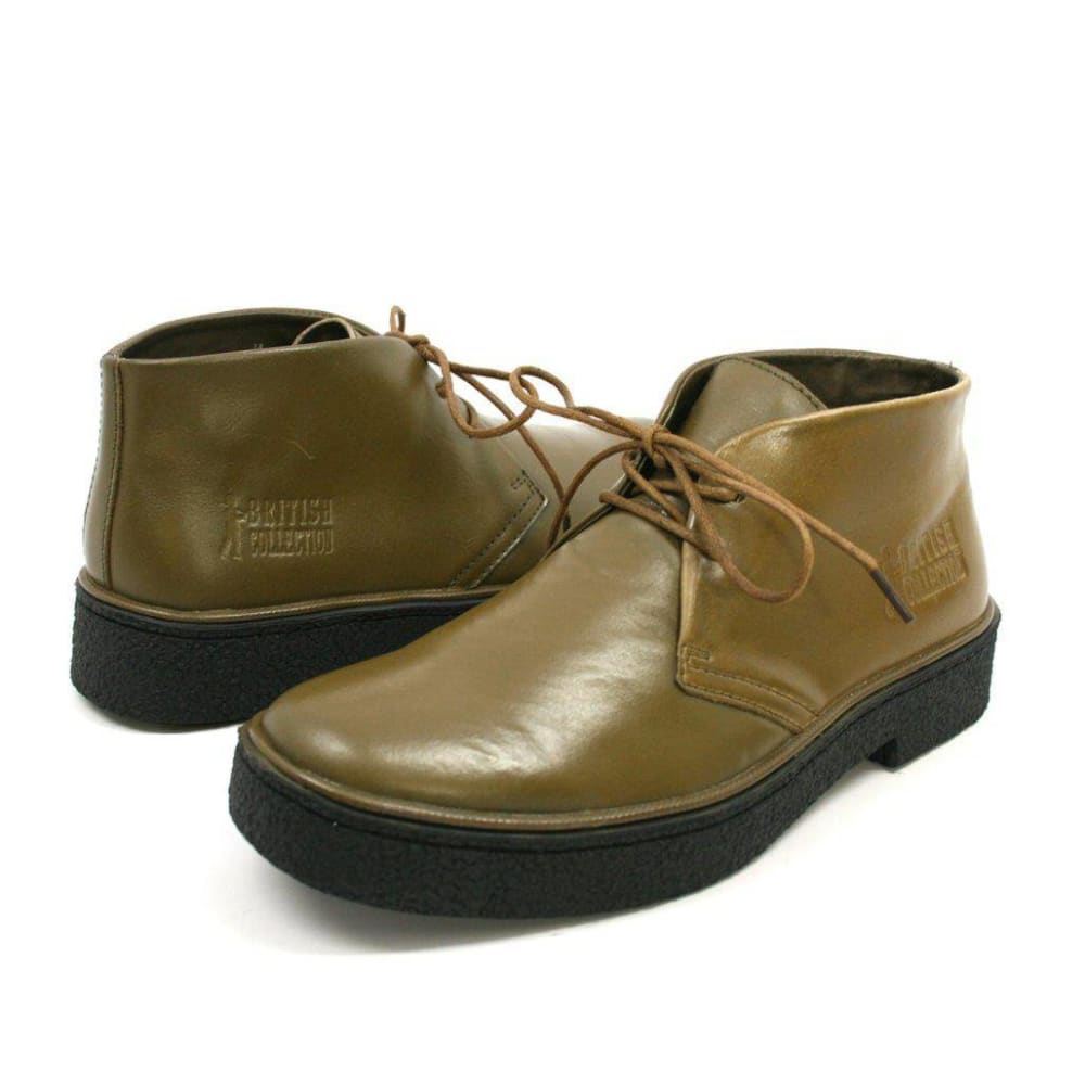 British Walkers Playboy Classic Leather Men’s High Top Chukka Boots