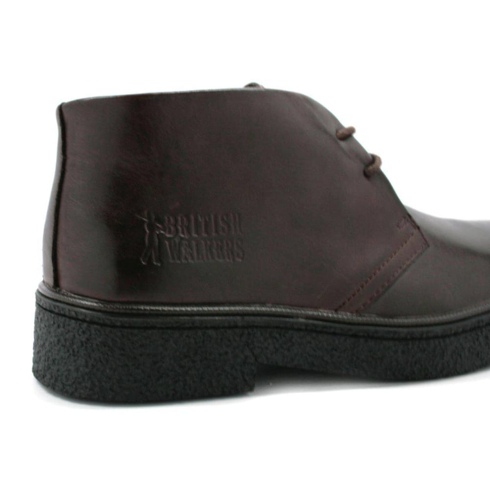 British Walkers Playboy Classic Leather Men’s High Top Chukka Boots