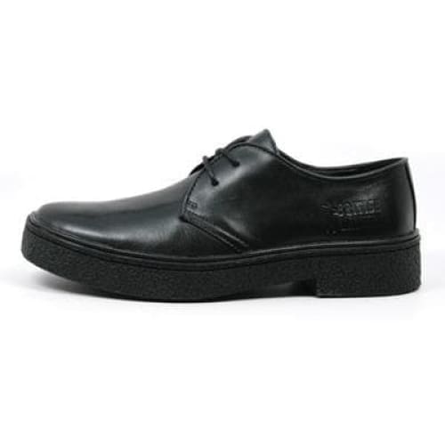 British Walkers Playboy Classic Men's Black Leather Low Cut Oxfords
