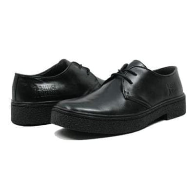 British Walkers Playboy Classic Men's Black Leather Low Cut Oxfords