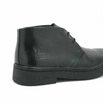 British Walkers Playboy Classic Men's Black Leather Size 15 and 16 Chukka Boots