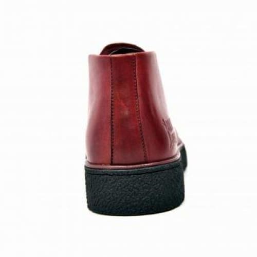 British Walkers Playboy Classic Wine Red Leather Men’s Chukka Boots
