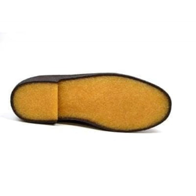 British Walkers Playboy Cruise Men's Black Leather Slip On with Tassle