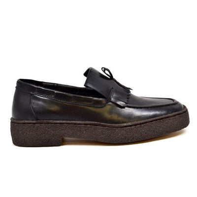 British Walkers Playboy Cruise Men's Leather Slip On Oxfords with Tassle