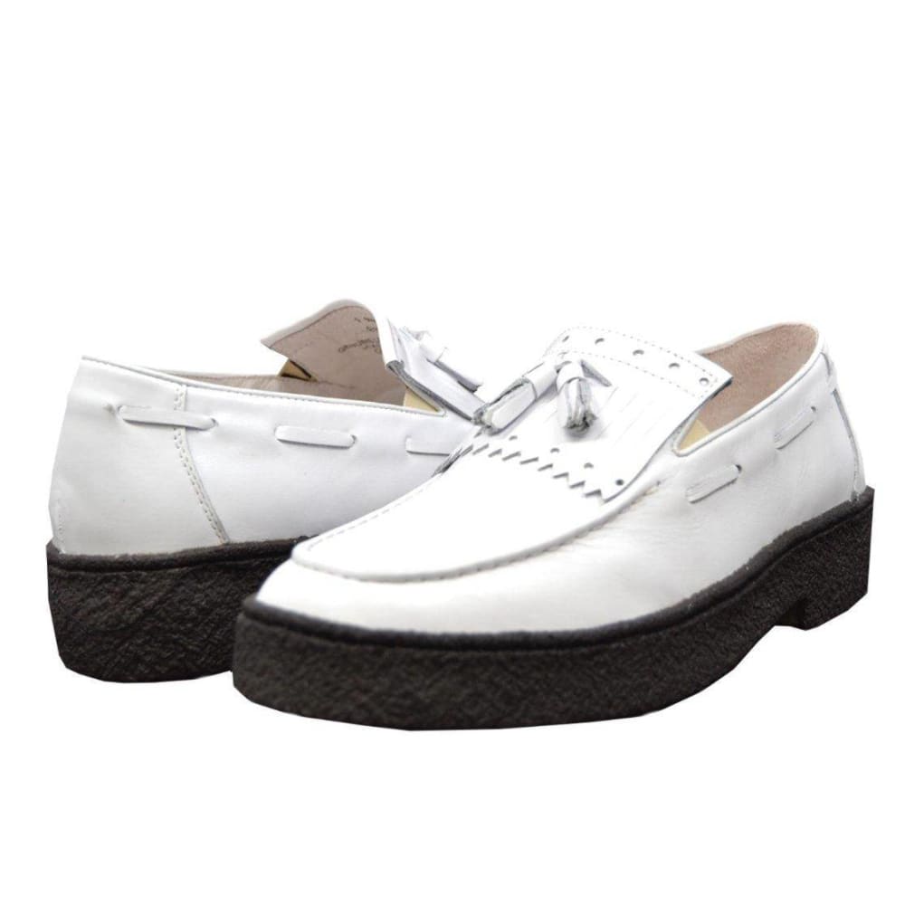 British Walkers Playboy Cruise Men's Leather Slip On Oxfords with Tassle