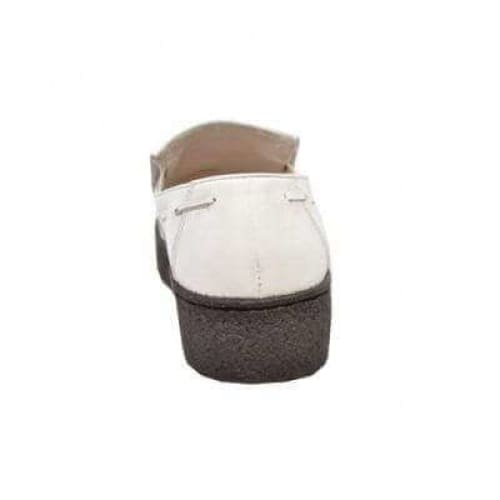 British Walkers Playboy Cruise Men's White Leather Slip On Crepe Sole with Tassle