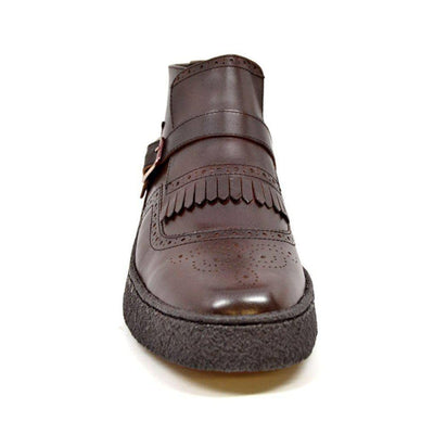 British Walkers Playboy Manhattan Wingtips Mens Leather High Top Chukka Boots Premium Heritage Craft with Luxe Urban Style