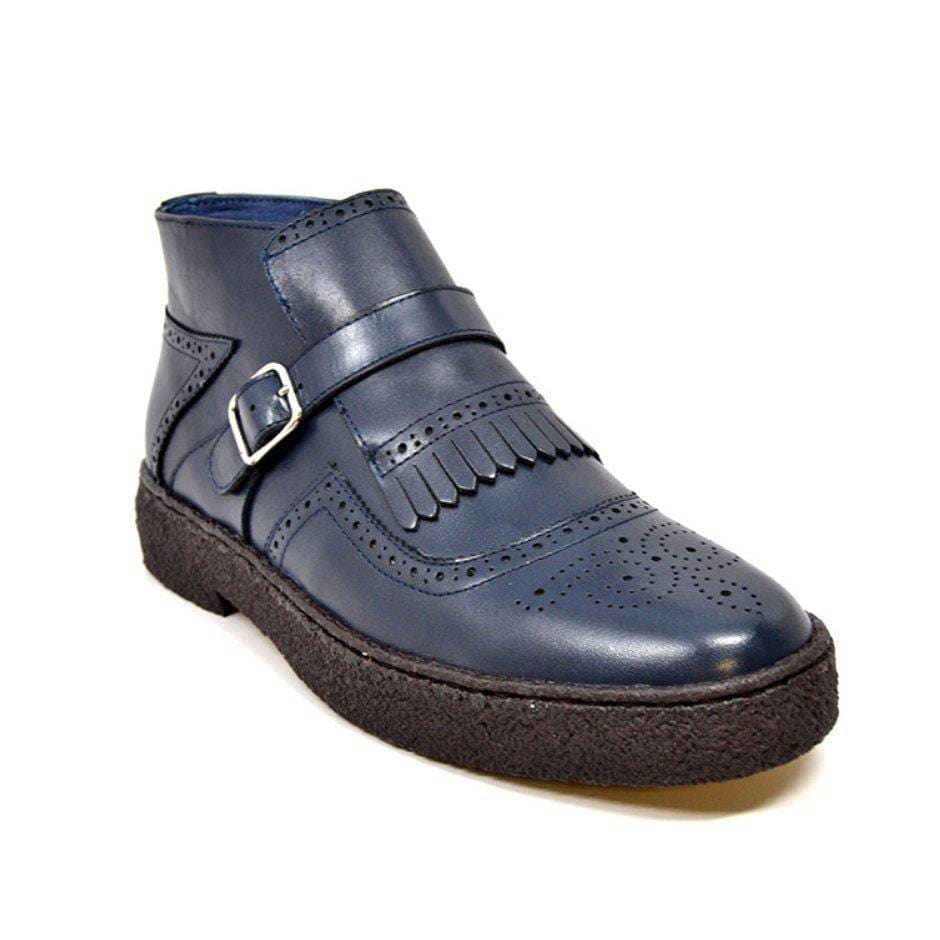 British Walkers Playboy Manhattan Wingtips Mens Leather High Top Chukka Boots Premium Heritage Craft with Luxe Urban Style
