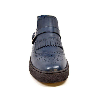 British Walkers Playboy Manhattan Wingtips Mens Leather High Top Chukka Boots Premium Heritage Craft with Luxe Urban Style