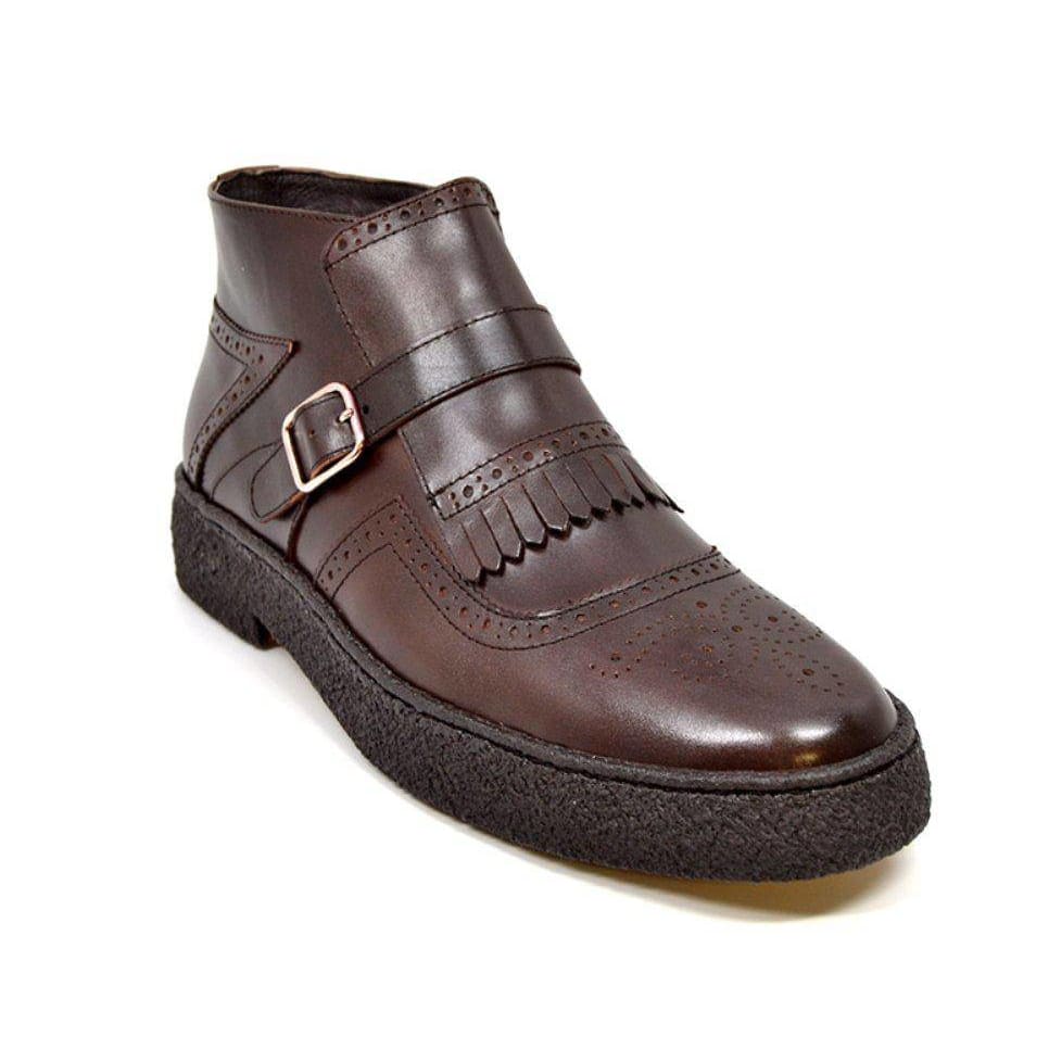 British Walkers Playboy Manhattan Wingtips Mens Leather High Top Chukka Boots Premium Heritage Craft with Luxe Urban Style