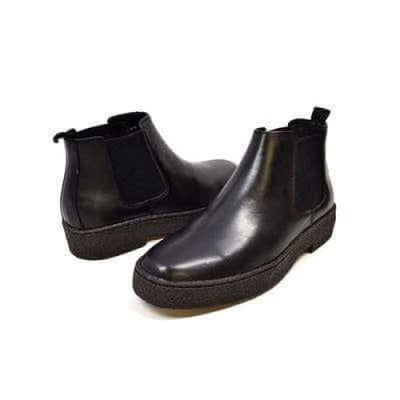 British Walkers Playboy Original Soho Men's Black Leather Chelsea Boots