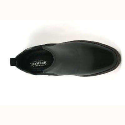 British Walkers Playboy Original Soho Men's Black Leather Chelsea Boots