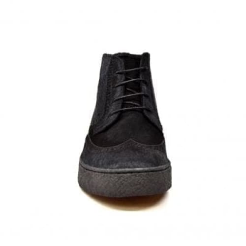 British Walkers Playboy Wingtip Men's Two Tone Black Leather and Suede Chukka Boots