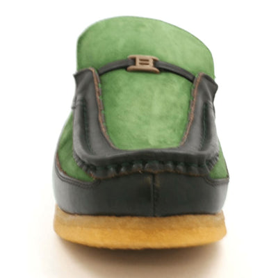 British Walkers Power Men's Crepe Sole Leather and Suede Slip On Shoes