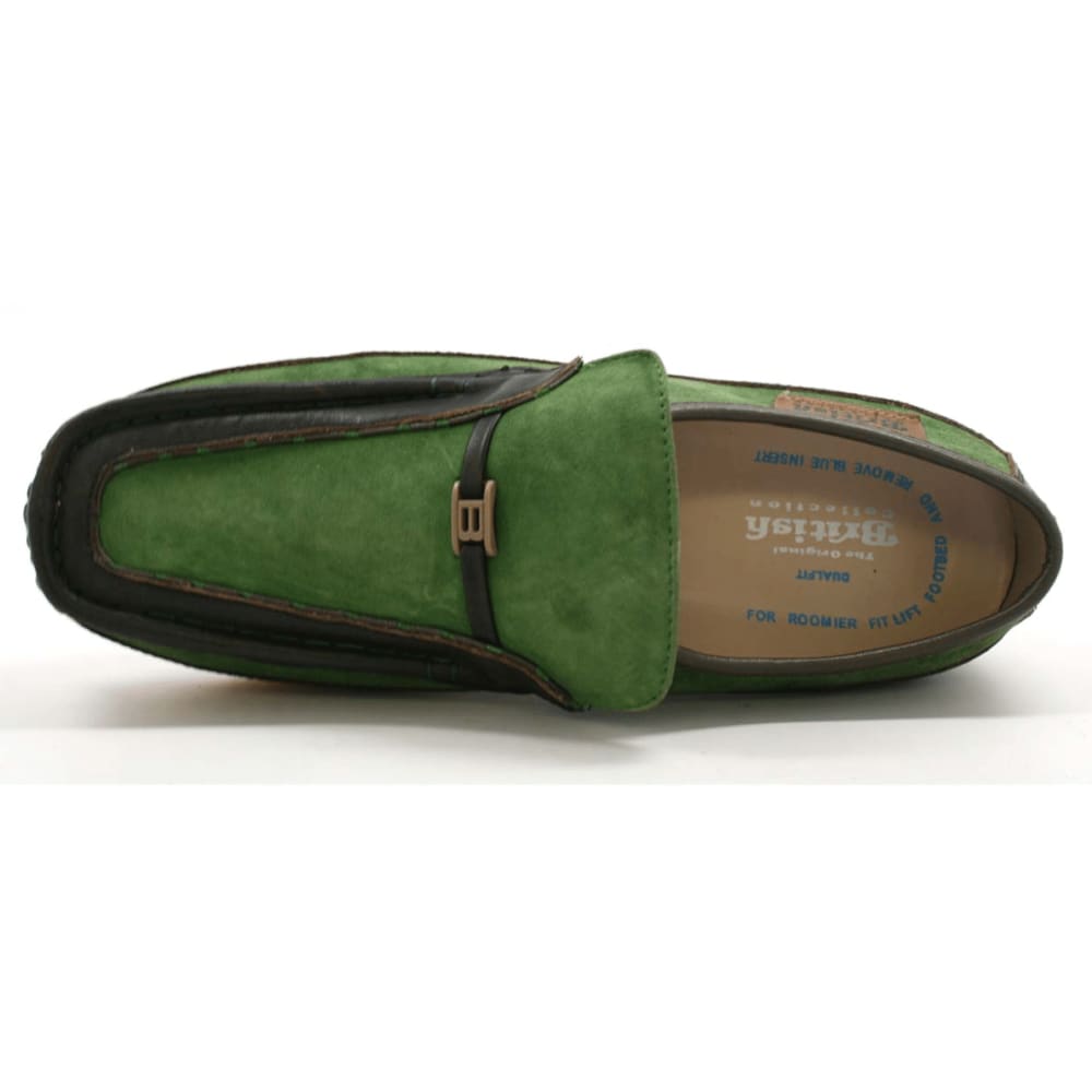 British Walkers Power Men's Crepe Sole Leather and Suede Slip On Shoes