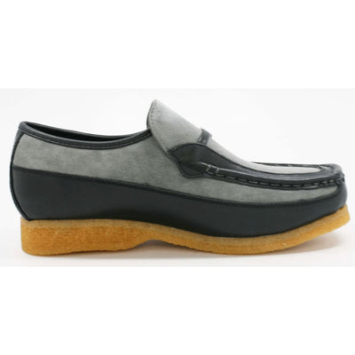 British Walkers Power Men's Crepe Sole Leather and Suede Slip On Shoes