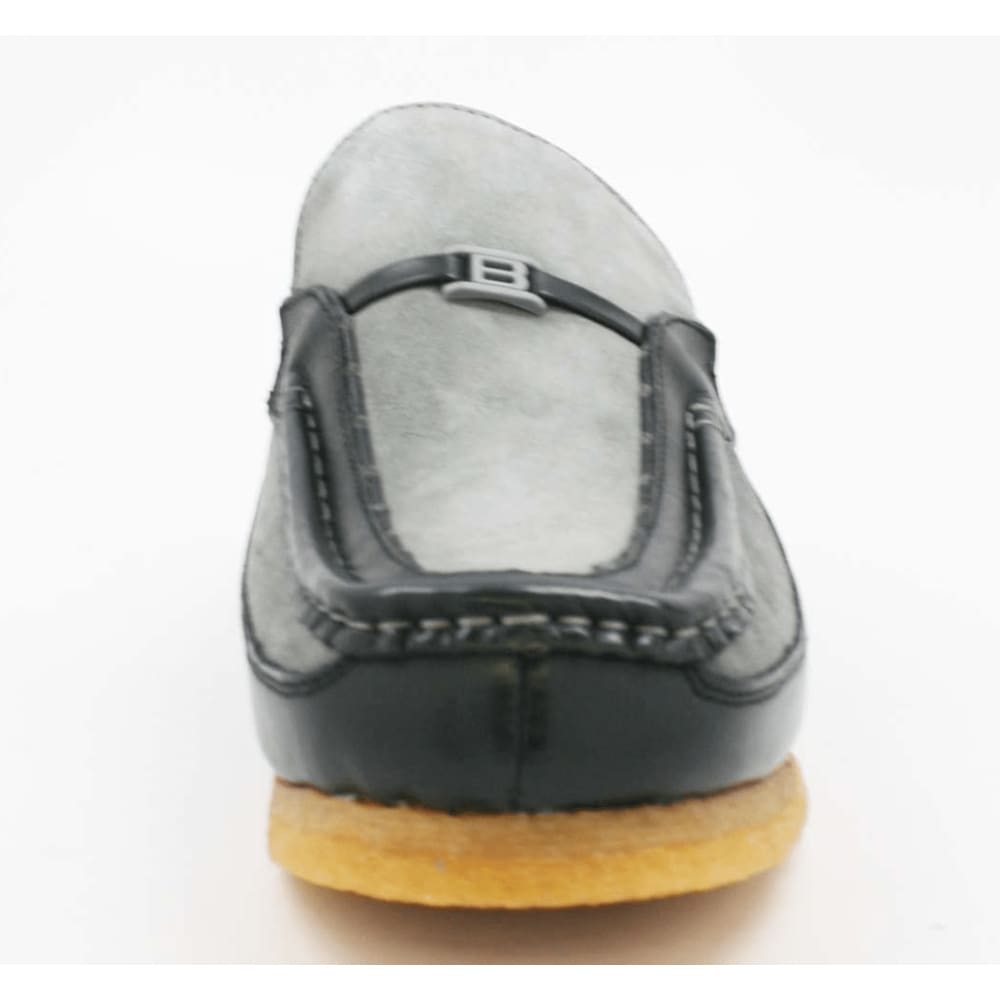 British Walkers Power Men's Crepe Sole Leather and Suede Slip On Shoes
