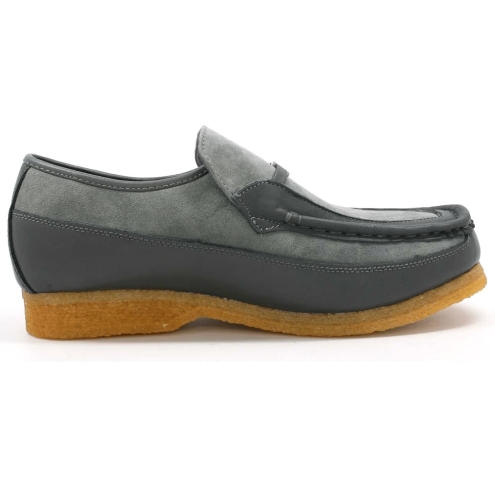British Walkers Power Men's Crepe Sole Leather and Suede Slip On Shoes
