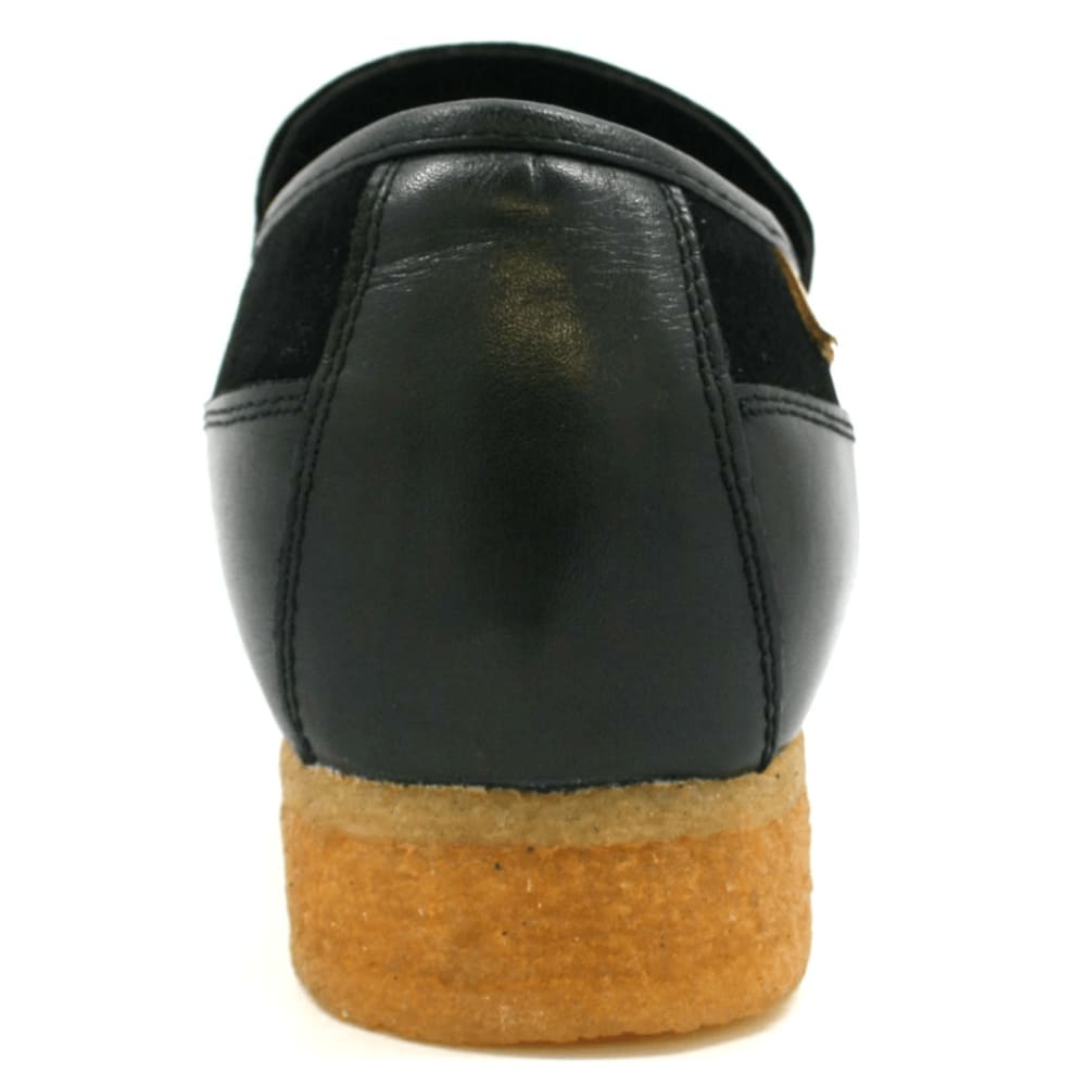 British Walkers Power Men's Crepe Sole Leather and Suede Slip On Shoes
