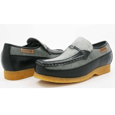 British Walkers Power Men's Crepe Sole Leather and Suede Slip On Shoes