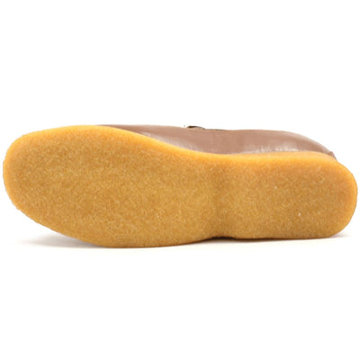 British Walkers Power Men's Crepe Sole Leather and Suede Slip On Shoes