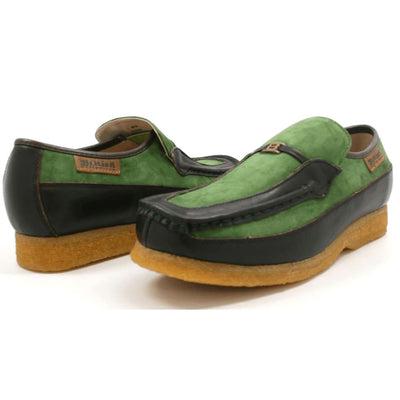 British Walkers Power Men's Crepe Sole Leather and Suede Slip On Shoes