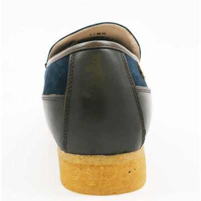 British Walkers Power Men's Crepe Sole Leather and Suede Slip On Shoes