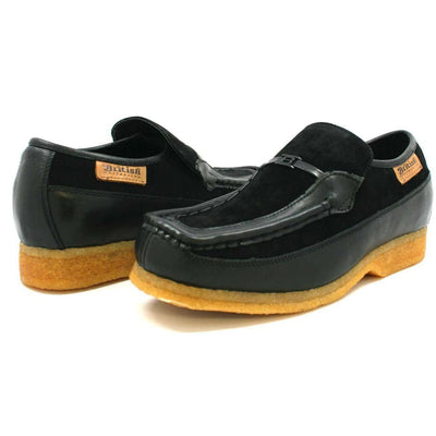 British Walkers Power Men's Crepe Sole Leather and Suede Slip On Shoes