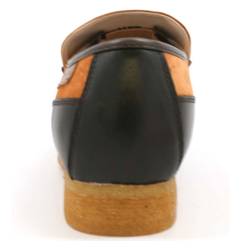 British Walkers Power Men's Crepe Sole Leather and Suede Slip On Shoes