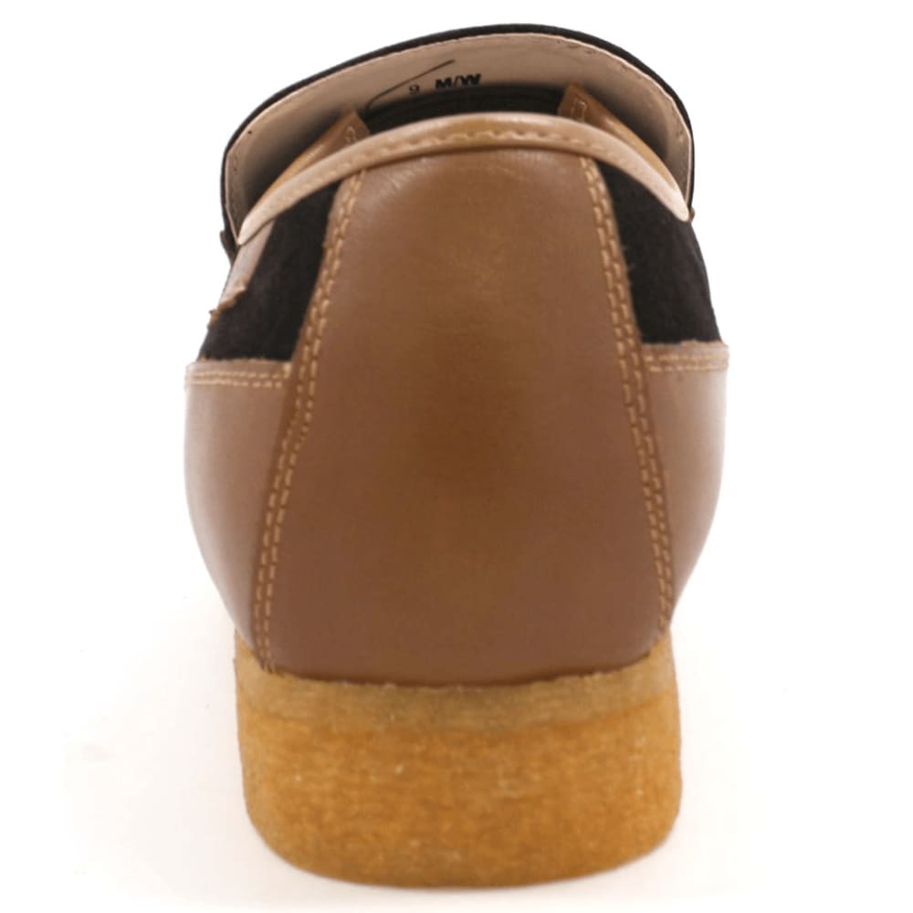 British Walkers Power Men's Crepe Sole Leather and Suede Slip On Shoes