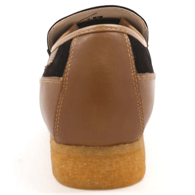 British Walkers Power Men's Crepe Sole Leather and Suede Slip On Shoes