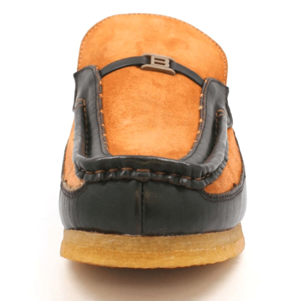 British Walkers Power Men's Crepe Sole Leather and Suede Slip On Shoes