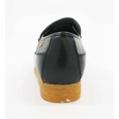 British Walkers Power Men's Grey and Black Suede Old School Slip On
