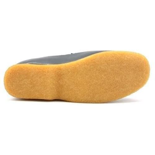 British Walkers Power Men's Grey Suede Old School Slip On Crepe Sole Shoes