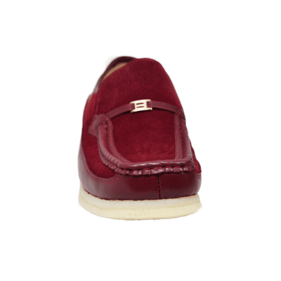 British Walkers Power Plus Leather and Suede Men’s Crepe Sole Slip On Shoes