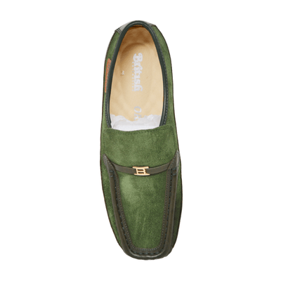 British Walkers Power Plus Leather and Suede Men’s Crepe Sole Slip On Shoes